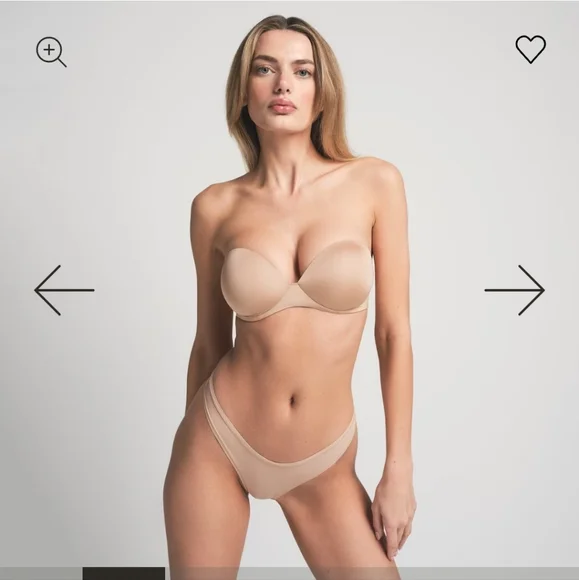 NWT SKIMS STRAPLESS PUSH-UP BRA - Picture 3 of 7